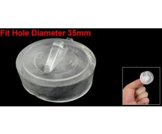35mm Diámetro Transparente Goma Bacha Tapón Lavabo Disposición De Basura Separador