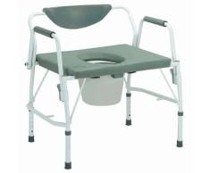 Drive Medical 11135-1 Deluxe - Silla sanitaria bariátrica