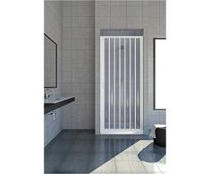 Rollplast - Mampara de Ducha frontal en PVC, una hoja, 150XH185 cm