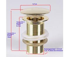 Soytich Válvula Desagüe Push Up de drenaje, Pop waschb esquina lavabo click clack push9