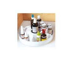 Medicina Carrusel giratorio botiquín médico medicina pecho píldora caja Blanco