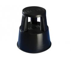 Wedo 212201 - Taburete con ruedas, negro