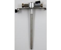 Ich de zapfe. de 443529 5 l adaptador de alta calidad Metal Acabado Con cerveza abstell grifo, acero inoxidable, Plata, 18 x 3 x 3 cm