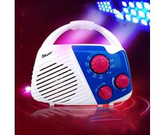 Relaxer - Altavoz de Ducha con Radio Am FM, portátil, Impermeable, con manija de Radio para Ducha, Mini Altavoces inalámbricos para el baño, el hogar, al Aire Libre, 18 x 14 x 8 cm