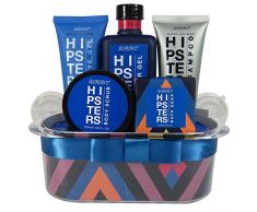 Gloss - caja de baño, caja de regalo para hombres - Papelera de baño Hipsters