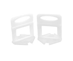 ENET 200 x Sistema de nivelación de Azulejos 1.0 mm nivelación Clips Pared Suelo Azulejos Espaciador Herramienta