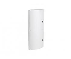 TATAY 4480102 - Armario auxiliar de Baño Rinconero, con 2 puertas y 3 repisas, Plástico Polipropileno, Blanco, 20x20x62.5 cm