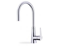Teka - Grifo VTK938, monomando, caño alto, inox