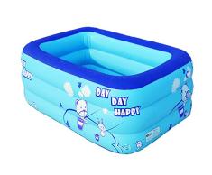 HOIHO Piscina Inflable, bañera Inflable de PVC, Piscina cómoda de la Bola del océano de los niños, Tina de Balneario Adulta portátil (Design : A, Size : 120cm)