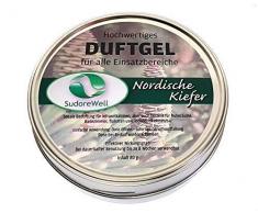 Sudorewell Gel Aroma Nórdico Pino para Sauna, Cabina de Infrarrojos y Cuarto de Baño, 80G Caja