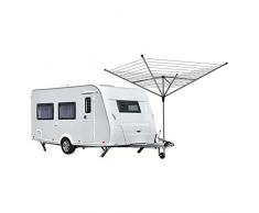 Secadora de fijación para la rueda titular Wäschespinne acampar Klemmfix SAT