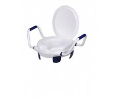 Queraltó - Elevador de Inodoro con Reposabrazos y Tapa, 11 cm