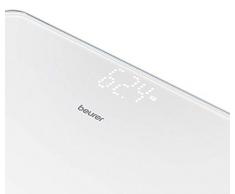 Beurer GS225 - Báscula de baño digital de vidrio, color blanco