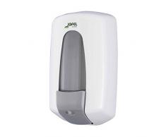 Jofel AC70700 Dosificador de Jabón Aitana Rellenable, ABS Blanco Antibacteriano, 0,900L.