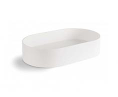 Lavabo sobre lineabeta 60 cm oval de piedra mate, 53561.26