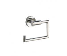 WENKO 20216100 Portarrollos mural Bosio Shine - sin tapa, Acero inox, 15 x 10.5 x 6.5 cm, Brillante