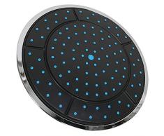 RETYLY 1 Pcs 25 cm Plástico Forma Redonda Lluvia Ducha Accionada Ducha Superior de La Habitación Accesorios de Cabina de Boquilla de Cabeza de Techo