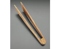 Metaltex 580618 - Pinza para servir, madera de olivo, 30 centÃmetros