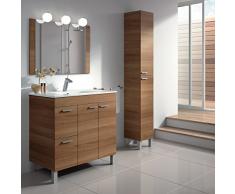 HABITMOBEL - CONJUNTO MUEBLE DE LAVABO + ESPEJO + COLUMNA
