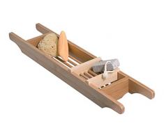 Zeller 25292 - Bandeja para Ducha, Madera de bambú (69 x 14 x 5,5 cm)