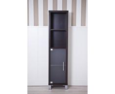 TOP KIT | Estantería Baño Gala 8902 | 34 x 141 x 23 | Wengué