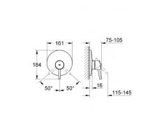Grohe Concetto - Grifo de ducha Grifo mezclador de ducha Ref. 19345001