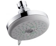 Hansgrohe 28460000 Croma 100 EcoSmart - Alcachofa de ducha con articulación esférica (DN 15, cromada)