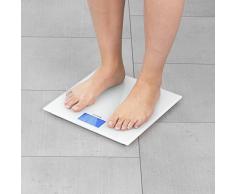 Brabantia 483127 - Báscula de baño digital, vidrio, color blanco