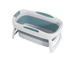 CYLQ Bañera Plegable Adulto Para Ducha Bañera Adulto Portatil Bañera Plegable Grande Tina De Baño Plegable Para Adultos Bebes Piscina Tina Plegable Del Hogar Azul/Rosado 105*43*53Cm ( Color : Blue )