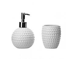 Dcasa - Set de baño nórdicos Blancos de cerámica para Cuarto de baño Arabia