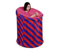 Atten Cubierta Sauna Infrarrojos Home SPA, Una Persona Sauna, Vapor portátil Sauna Kit, Plegable Sauna Manta for el hogar Terapia Cuerpo Que Adelgaza