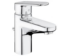 Grohe Europlus - Monomando de lavabo, caño extraíble, con vaciador automático (1/2", tamaño S)