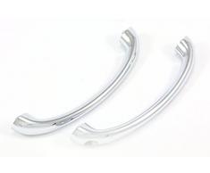 Di Vapor (R) curvado tirador de puerta para de ducha 14,5 cm orificio a orificio