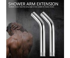 Brazo De Ducha Brazo De Ducha De Acero Inoxidable Montado En La Pared Extensor De Mano Accesorio para Baño Anti-Óxido Extensor De Tubo