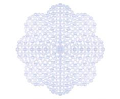 Wimaha Alfombra de Ducha Antideslizante de PVC Alfombra de baño antibacteriana Resistente al Agua para baño, Cabina de Ducha, Transparente, 21 x 21