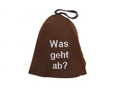 'Sombrero de sauna con "Lo que se AB? Bordado, gorro para sauna (Fieltro) 100% fieltro profesional