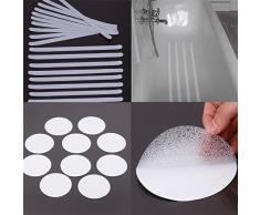 Tutoy 10Pcs/18Pcs Pegatinas Baño Mat Bañera Piso Agarre Ducha Antideslizante Antideslizante Seguridad Etiqueta De La Pared - 10Pcs