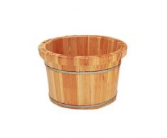 MZZYP Baño de pies de hidromasaje baño de pies Barril, Robusto y Durable Cedro Natural Sauna de Madera del pie de hidromasaje Pueden Tomar masajes en los pies for Mejorar el sueño (Color : A)