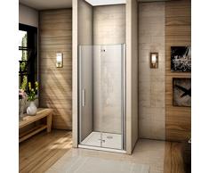 80x195cm Mamparas de ducha Pantalla baño plegable puerta de ducha Aica