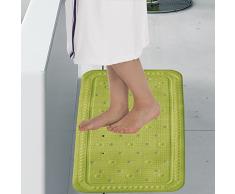 Kela Kreta 22374 Alfombrilla para bañera (PVC, 72 x 36 x 1 cm, color verde claro