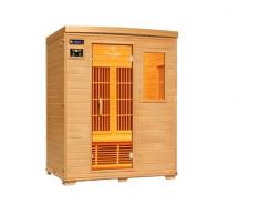 Ivar de 3 Topline 3 personas sauna infrarrojos y cabina de infrarrojos/1900 W/calor infrarrojo cabina y muchos extras.