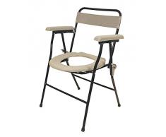 Aidapt VR252F - Silla con inodoro, multicolor