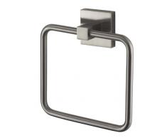 Haceka Mezzo Tec Toallero Aro, Metal, Gris, 16.6x16.2x5 cm