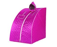 ZFF Portátil Sauna De Vapor Cabina, SPA Sauna Máquina con Vapor Generador 2L, 1000W, Inalámbrico Control Remoto Calentador del Cuerpo Perder Peso