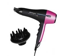 Orbegozo SE 2320 - Secador de pelo de 2200 W, color negro y rosa