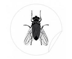 pegatinas de WC Moscas Pegatina para baño Pissior Tatoo Equipamiento de baño 4 Set- Tendencia de LK & Estilo