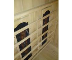 Ivar de 2 Topline grandes 2 personas sauna infrarrojos y cabina de infrarrojos/1650 W/calor infrarrojo cabina y muchos extras.