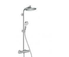 Hansgrohe 27268000 Crometta S 240 columna de ducha, 2 tipos de chorro, ahorro de agua, cromo