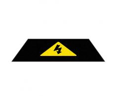 Andersen 2120451 - Alfombrilla de nailon para interior con logotipo de seguridad (830 g/m², 85 x 150 cm)