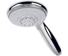 Rovtop Mano la Cabeza de Ducha Alcachofa de Ducha 4 Chorros Elegante y Multifuncional 4 Sprays/Posiciones Ahorro de Agua